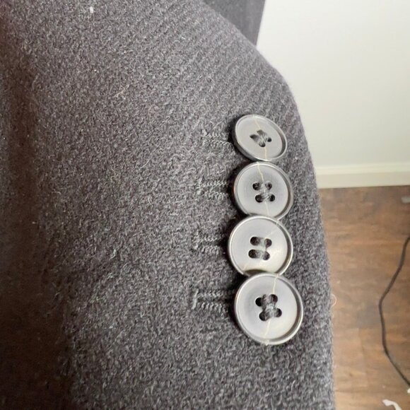 Madewell Womens $298 Blazer Coat in Insuluxe Fabric Black Size 14 NT120 - Picture 8 of 11